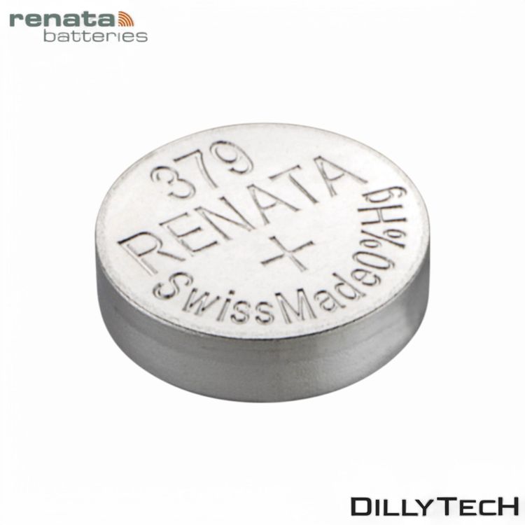 Caricatori & Batterie: Renata 379 Box, SR521SW Knopfzellenbatterie - 3 Stk. – Nuovo e nell'imballaggio originale da Erlenbach ZH venduto da dillytech.ch 1