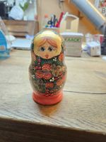 Matrjoschka Puppen 5-teilig handgemalt guter Zustand (K)