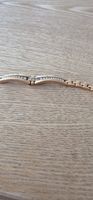 Elegantes, goldenes Armband mit Strass - Jetzt ersteigern!