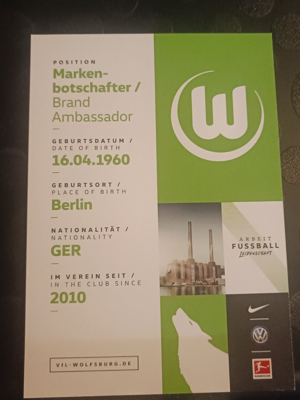 Autographes: Pierre Littbarski - Weltmeister 1990 – D'occasion à Menziken par Artographs 1
