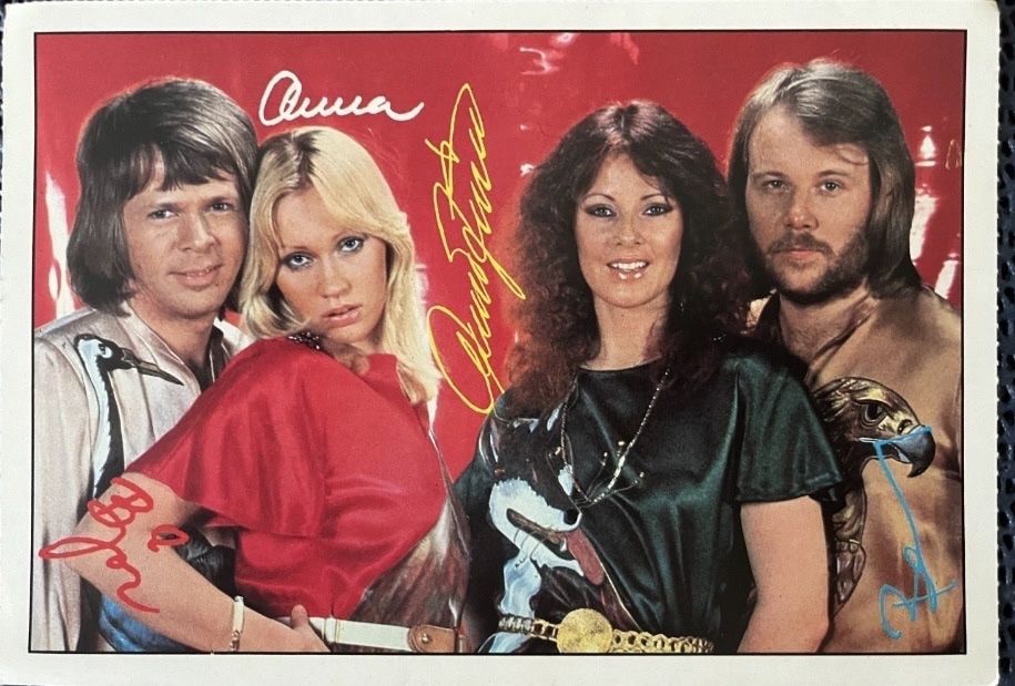 Autogramme: ABBA Autogramm Karte – Gebraucht aus Wettingen von ABBA-Retro