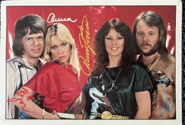 ABBA Autogramm Karte
