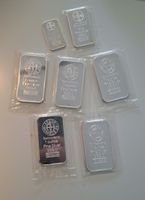 Lot de lingots argent Argor Heraeus 