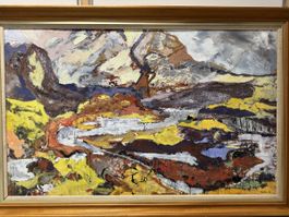 Originalgemälde  James Hawkins, Signiert 1985 – 132x81cm