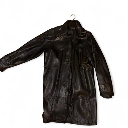 VAGABOND VERA PELLE leather coat size S