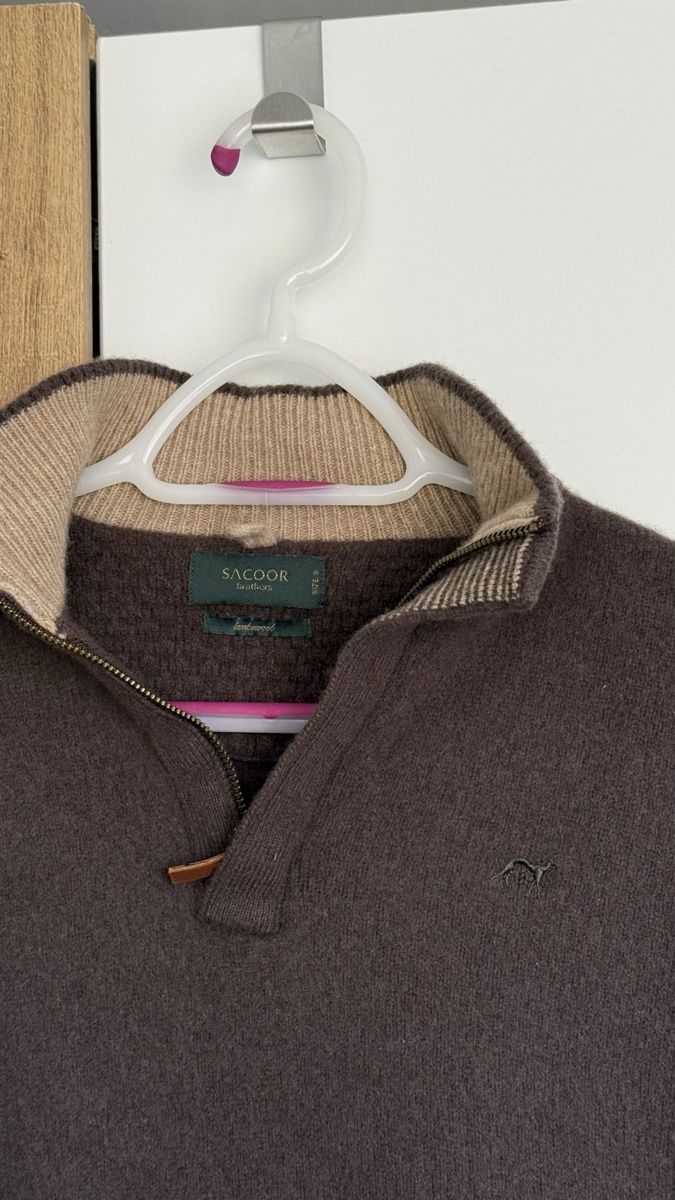 Maglioni & Felpe: Sacoor Brothers Pullover, Größe S, Lammwollmischung, Braun – Usato da Delemont venduto da ann_ftj8 1