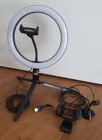 Ständer, Licht, Kamera, Mikrofon, Herbalife gebrandet