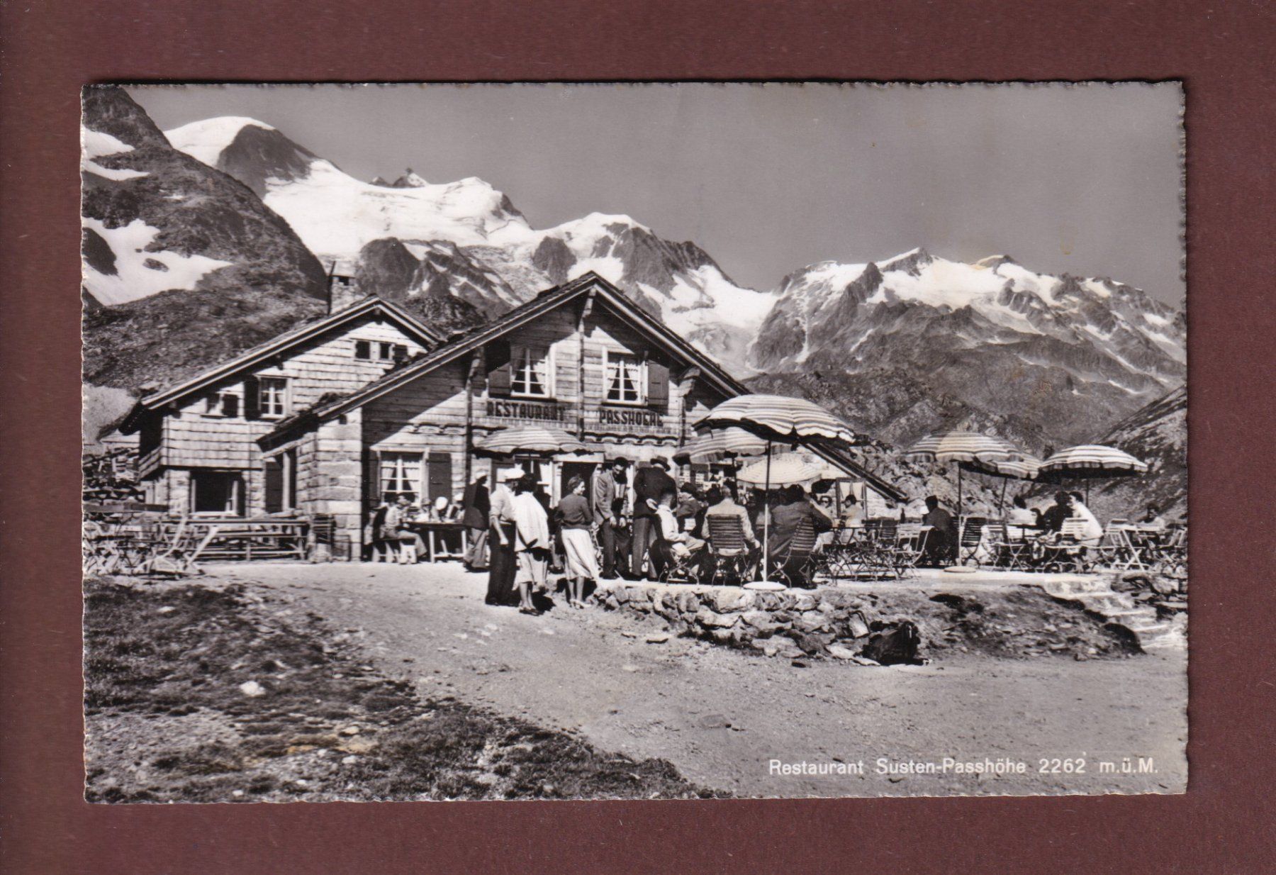 Cartoline postali: Restaurant SUSTENPASSHÖHE - 1954 – Usato da Pully venduto da nicecards-shop