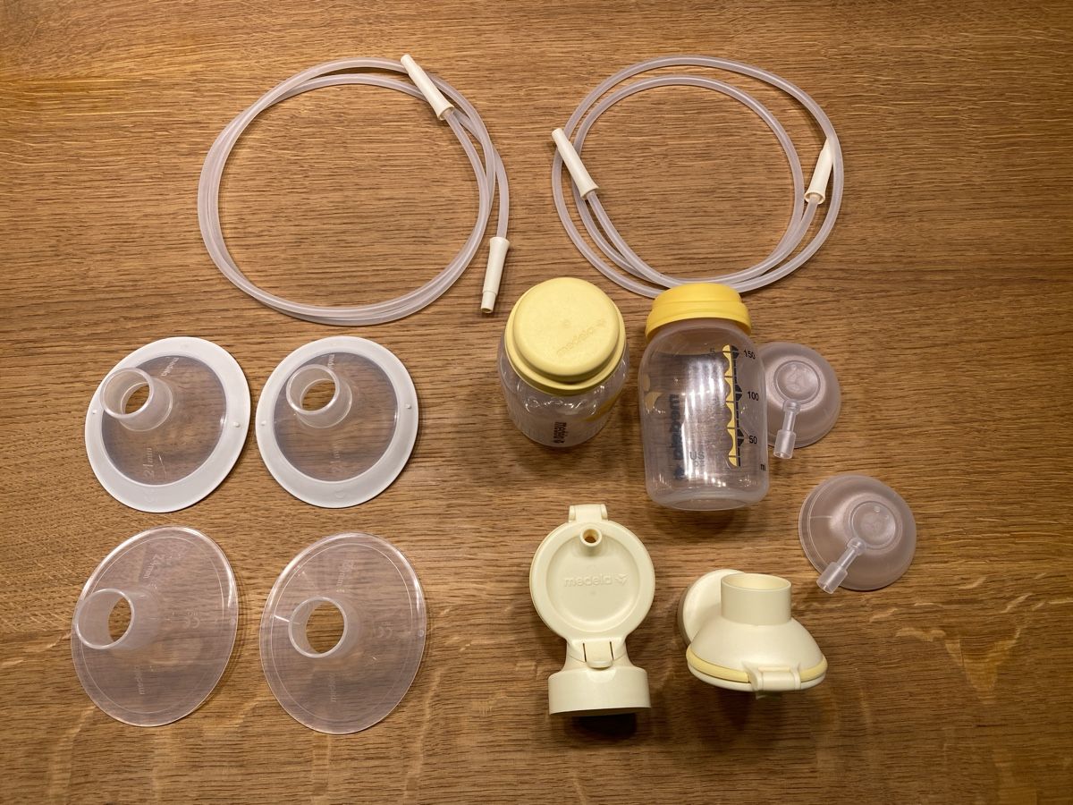 Medela Stillzubehör: Medela Doppelpumpset Personalfit Plus – Gebraucht aus Hochwald von cermit01 2