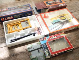 Container-Kran Terminal mit Funktion + mehr Sets H0 - Lima