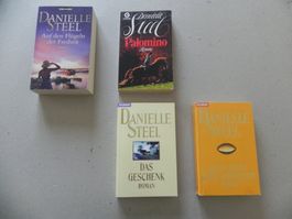 4 Bücher Taschenbücher von Autorin Danielle Steel 1984 -2009