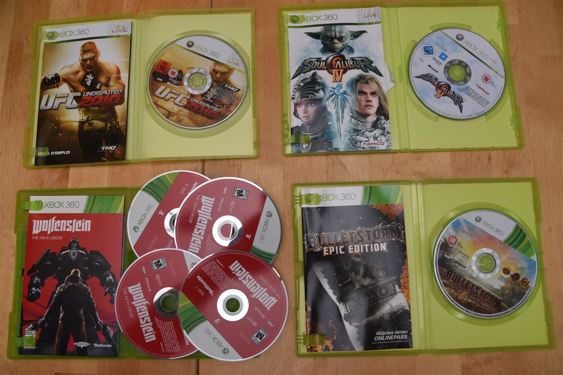 Giochi: Wolfenstein+Bulletstorm+Soul Calibur 4+U – Usato da Frenkendorf venduto da gelbeZinnie 1