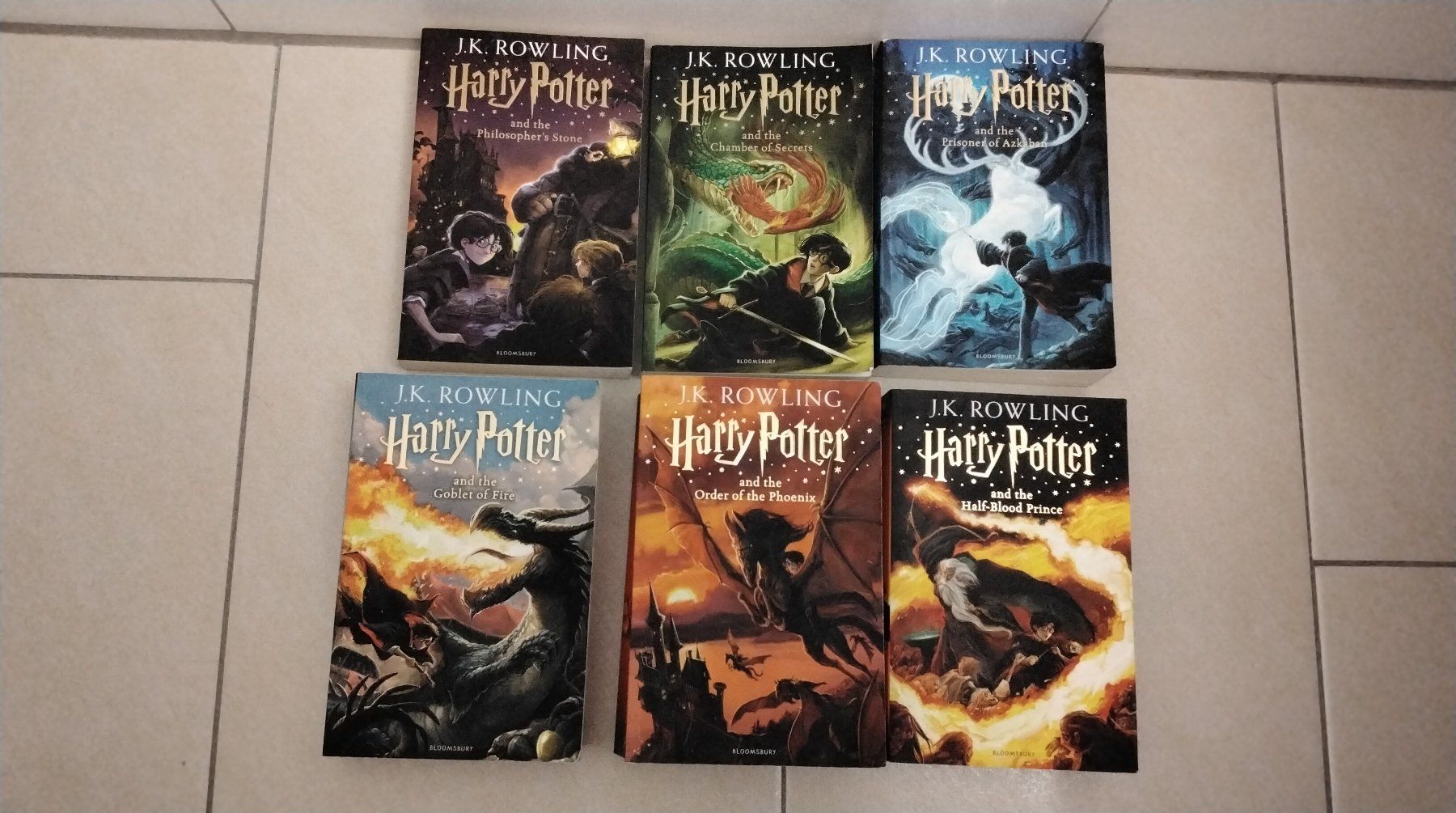Libri: HARRY POTTER  1 - 6  ENGLISCH – Usato da Steinhausen venduto da pinu09 1