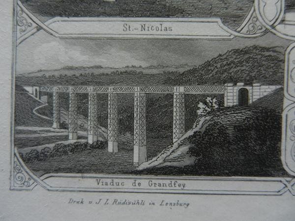 Stiche: Fribourg Souvenirblatt – Gebraucht aus Risch von Rischli15 5
