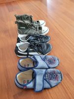 Schuhpaket: Sneakers, Turnschuhe,Hausschuhe/Finken, Gr.32/33