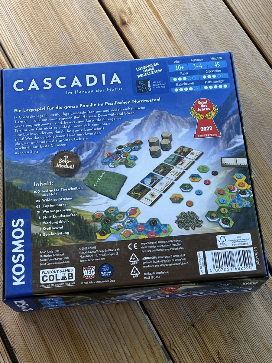 Kosmos Jeux: Kosmos Spiel Cascadia - fast neu  – Neuf (Voir description) à Bülach par scapha26 1