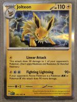 Pokemon Karte Jolteon Holo, Mew 151, nearmint!