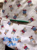 Tissu coton enfants vintage 290/120cm 🐶🐰