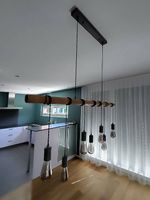 Hängeleuchte Bambus LED dimmbar 7-flammig B120