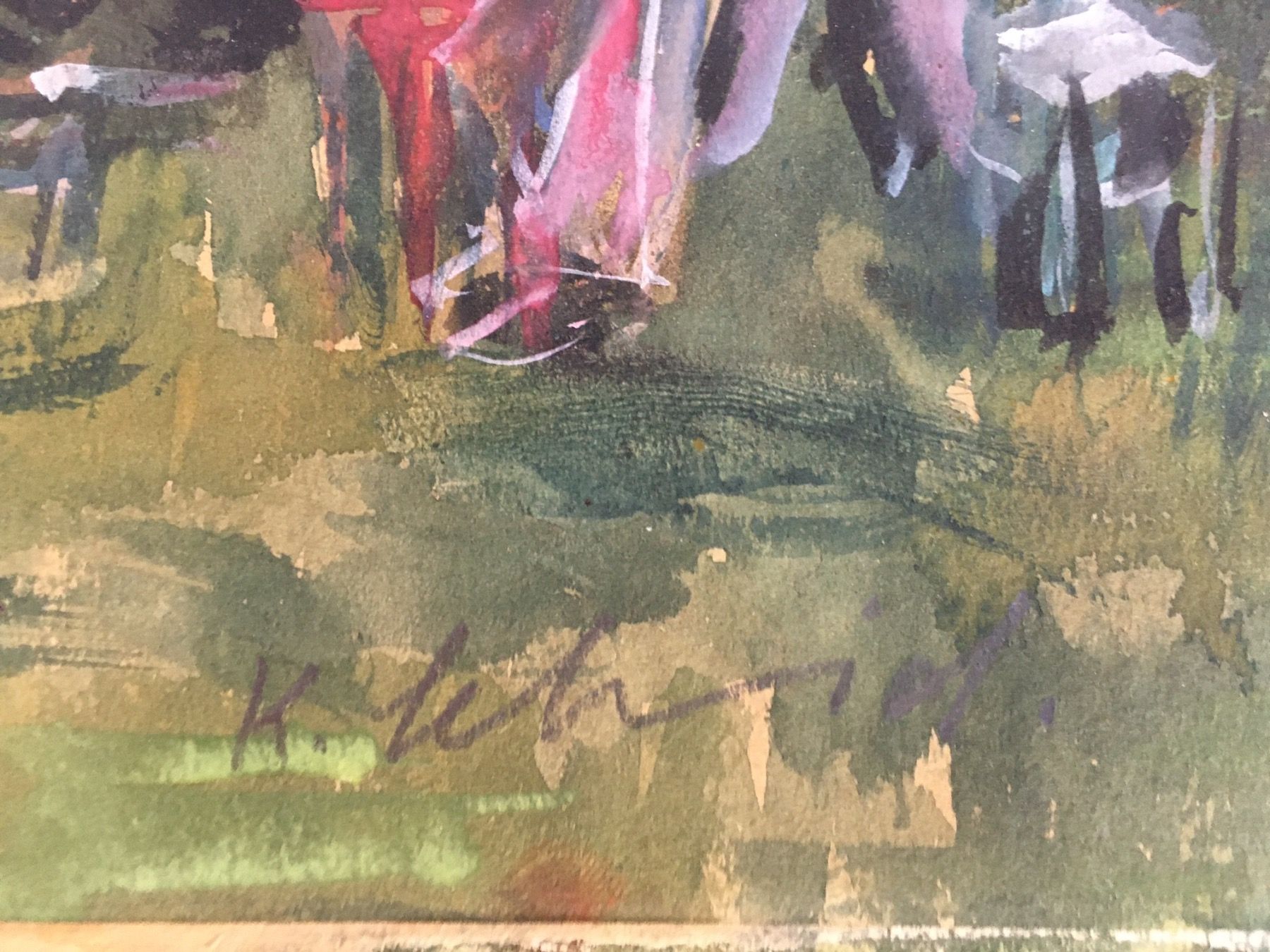 Dipinti: Kleines Bild des Malers Kurt Schmid 25x32 – Nuovo (secondo la descrizione) da Zürich venduto da aannnnaa48 1