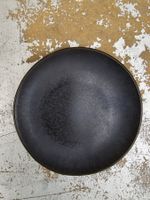 Keramik: kleiner Teller schwarz