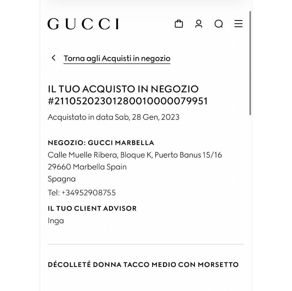 Gucci Scarpe da donna: Gucci Pumps Shoes – Usato da Cureglia venduto da lucianboboc 5