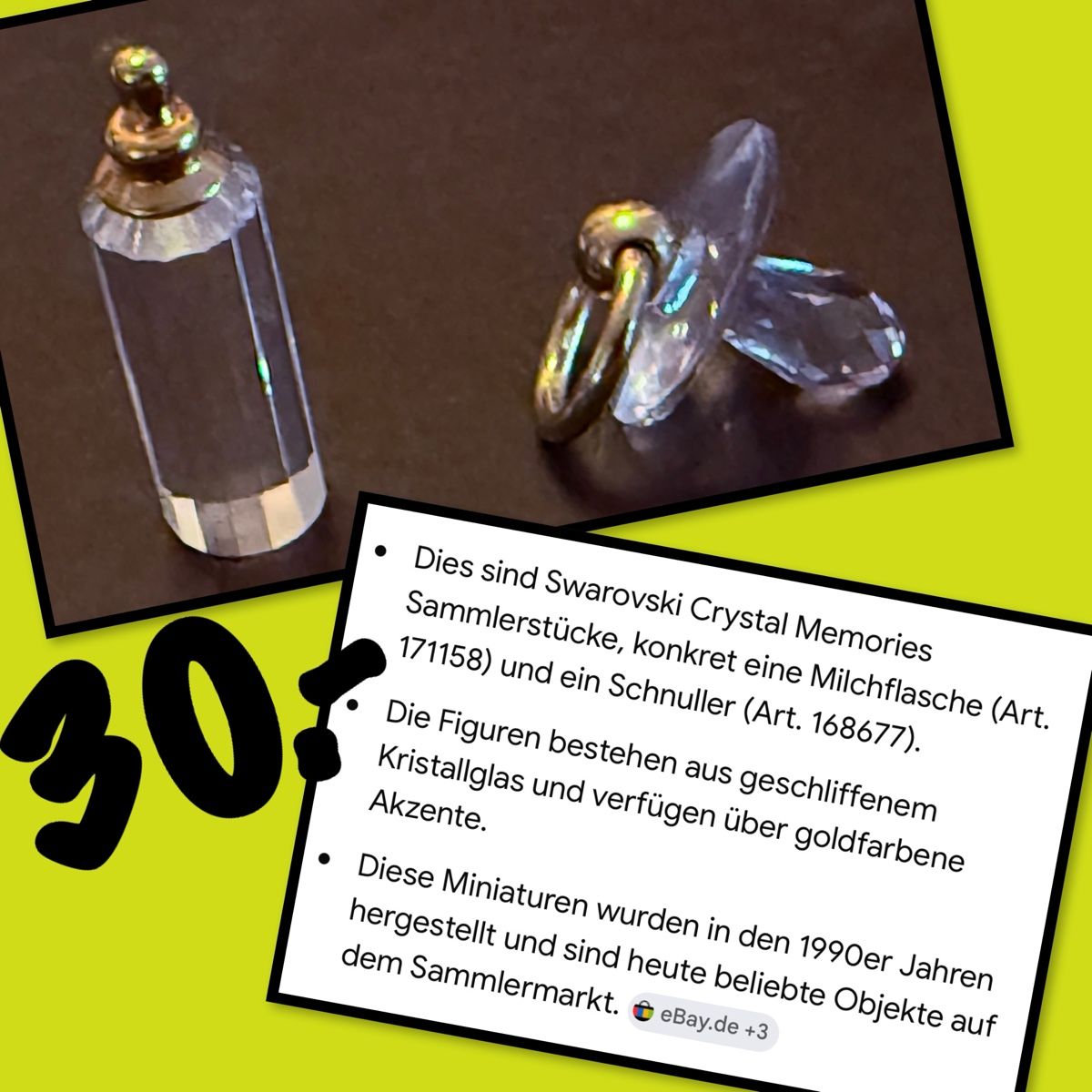 Swarovski Statuette: Swarovski Figur – Nuovo (secondo la descrizione) da Thun venduto da Dana5