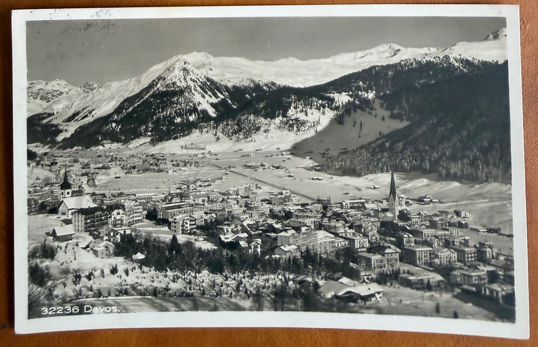 Cartoline postali: Davos - Panorama 1925 – Usato da Lutry venduto da Ediego