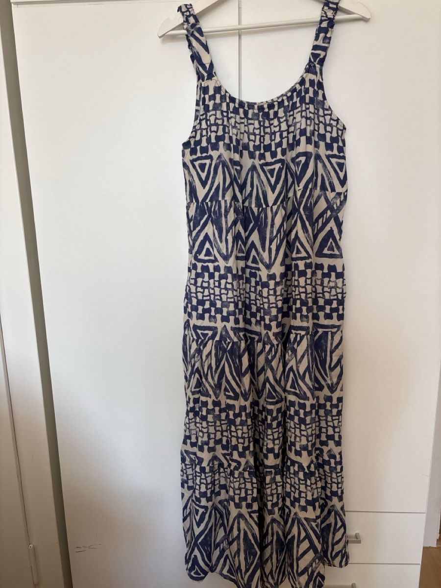 Herrlicher Kleider: Herrlicher Kleid M blau-weiss gemustert – Gebraucht aus langenthal von rundholz7