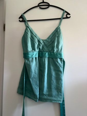Sommertop, Oberteil, türkis, Grösse 34, "Jones"