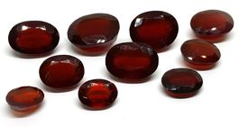 Lot 10x Grenats HESSONITES 100ct - Valeur 1'200.- Fr.