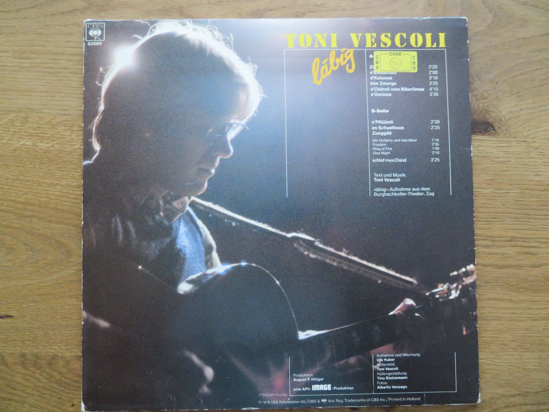 Dischi in vinile: TONI VESCOLI LÄBIG – Nuovo (secondo la descrizione) da Zürich venduto da max_cp5f 1