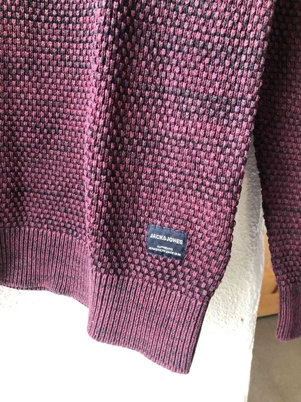 Jack & Jones Maglioni & Felpe: JACK&JONES Pullover Homme Violet Prune S – Usato da St-Aubin FR venduto da Tiweety 3