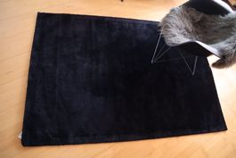 Teppich, schwarz, NEU, 120 x 180
