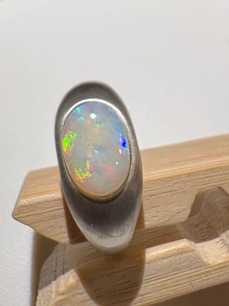 Ringe: Ring Australischer Crystal-Opal+Silber, variable Grösse – Neu (gemäss Beschreibung) aus Wilen b. Wil von Tschirio 1
