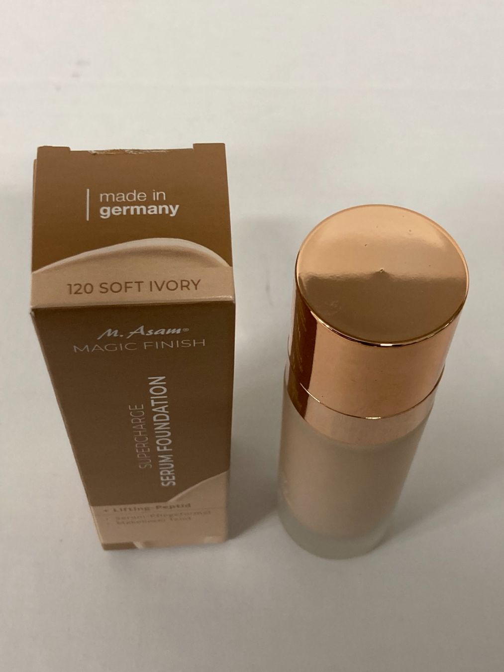 M.Asam Make-up: M Asam Magic Finish 30 ml Serum Foundation 120 SOFT IVORY – Nuovo (secondo la descrizione) da Vezia venduto da Aquarius_Age 1