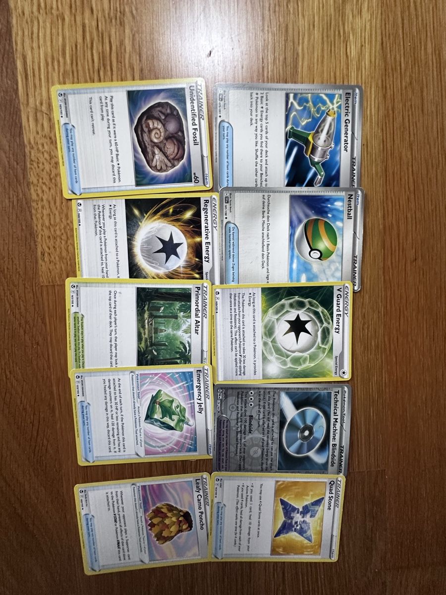 Pokémon Carte collezionabili: Pokemon-Energie- und Trainer-Karten-Sammlung – Nuovo (secondo la descrizione) da Bern venduto da fab_psv9