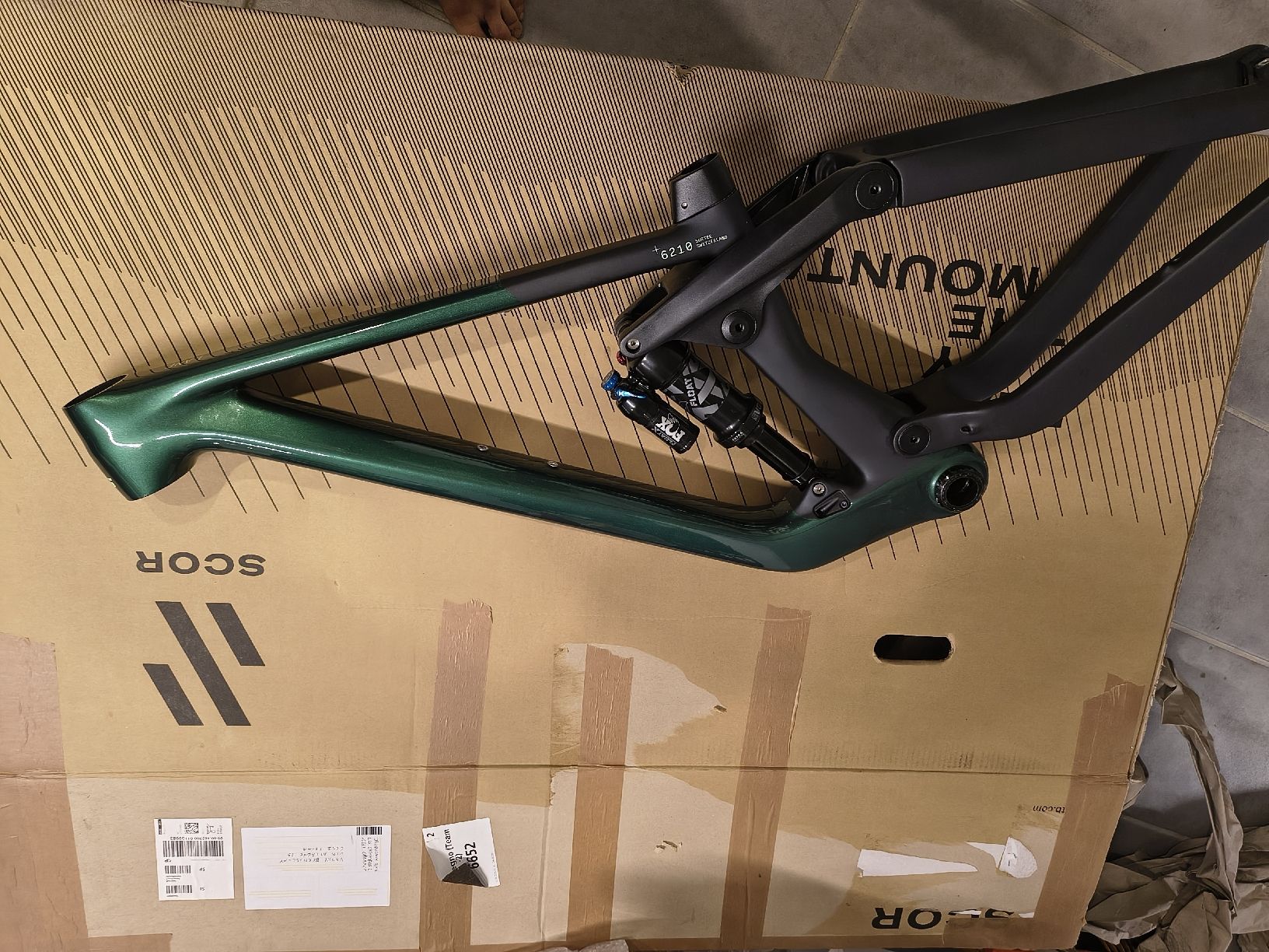 Bixs Pezzi di ricambio: Bixs Lane Team Carbon Rahmen MIT Fox Float x!! – Nuovo e nell'imballaggio originale da Tegna venduto da van_9cdw 6