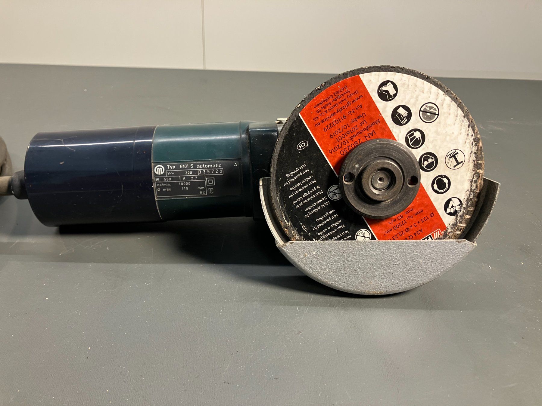 Metabo Schleifen & Polieren: METABO 6161S automatic - Winkelschleifer 550W ab 1.- – Gebraucht aus Lichtensteig von Buy24International 5