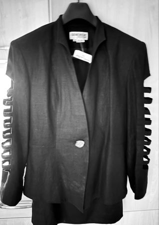 Edler Leinen-Zweiteiler (Blazer & Rock) – NEU & UNGETRAGEN