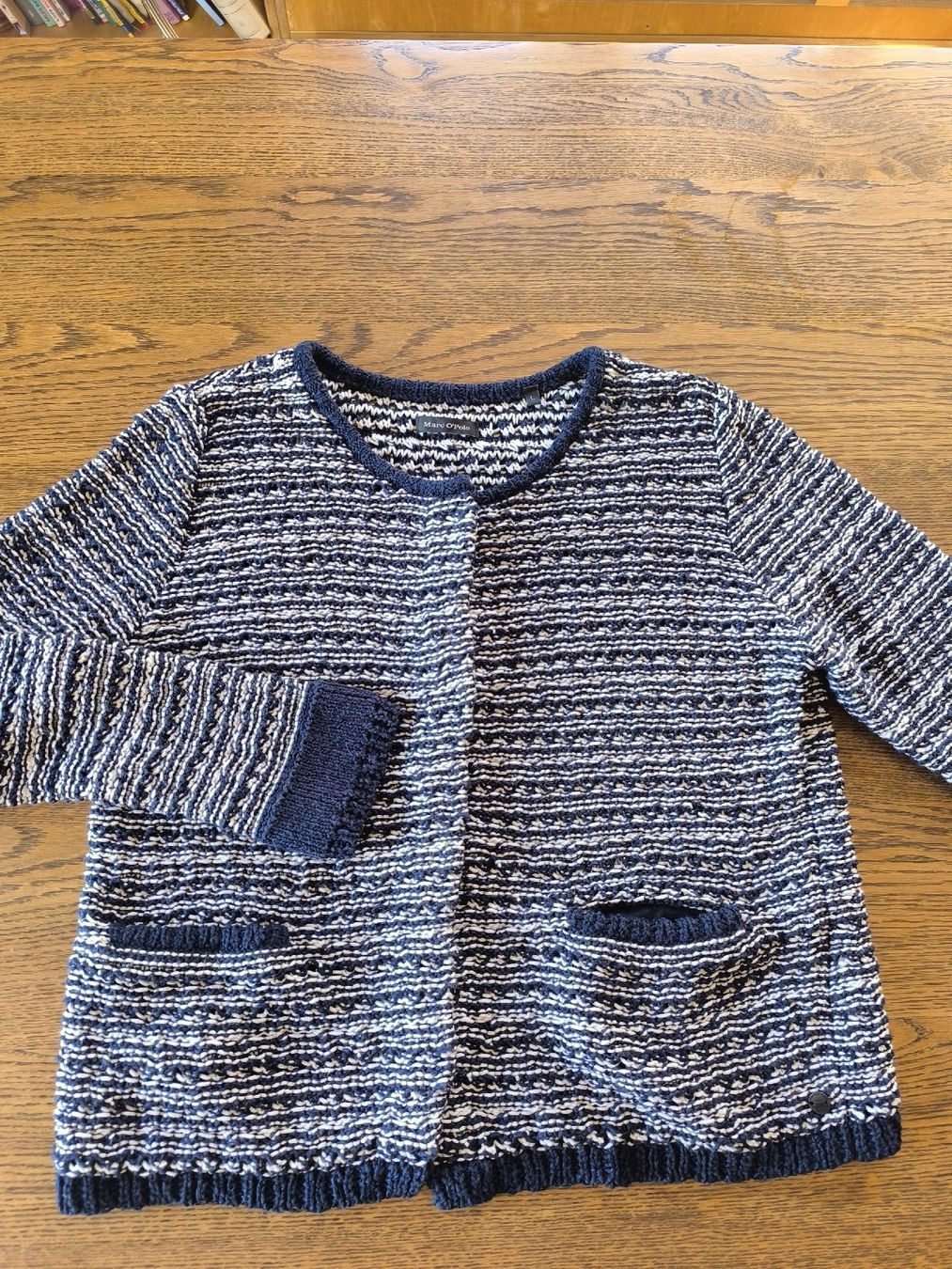 Marc O'Polo Giacche: MARC O POLO Strickjacke blau,L – Nuovo (secondo la descrizione) da Schaffhausen venduto da gab_v5qf 1