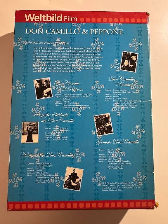 Tutti i DVDs: 5 DVD Don Camillo & Peppone – Usato da Basel venduto da Chregu07 1