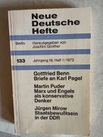 Kunst Kultur: Neue Deutsche Hefte - 133 - Heft 1/1972