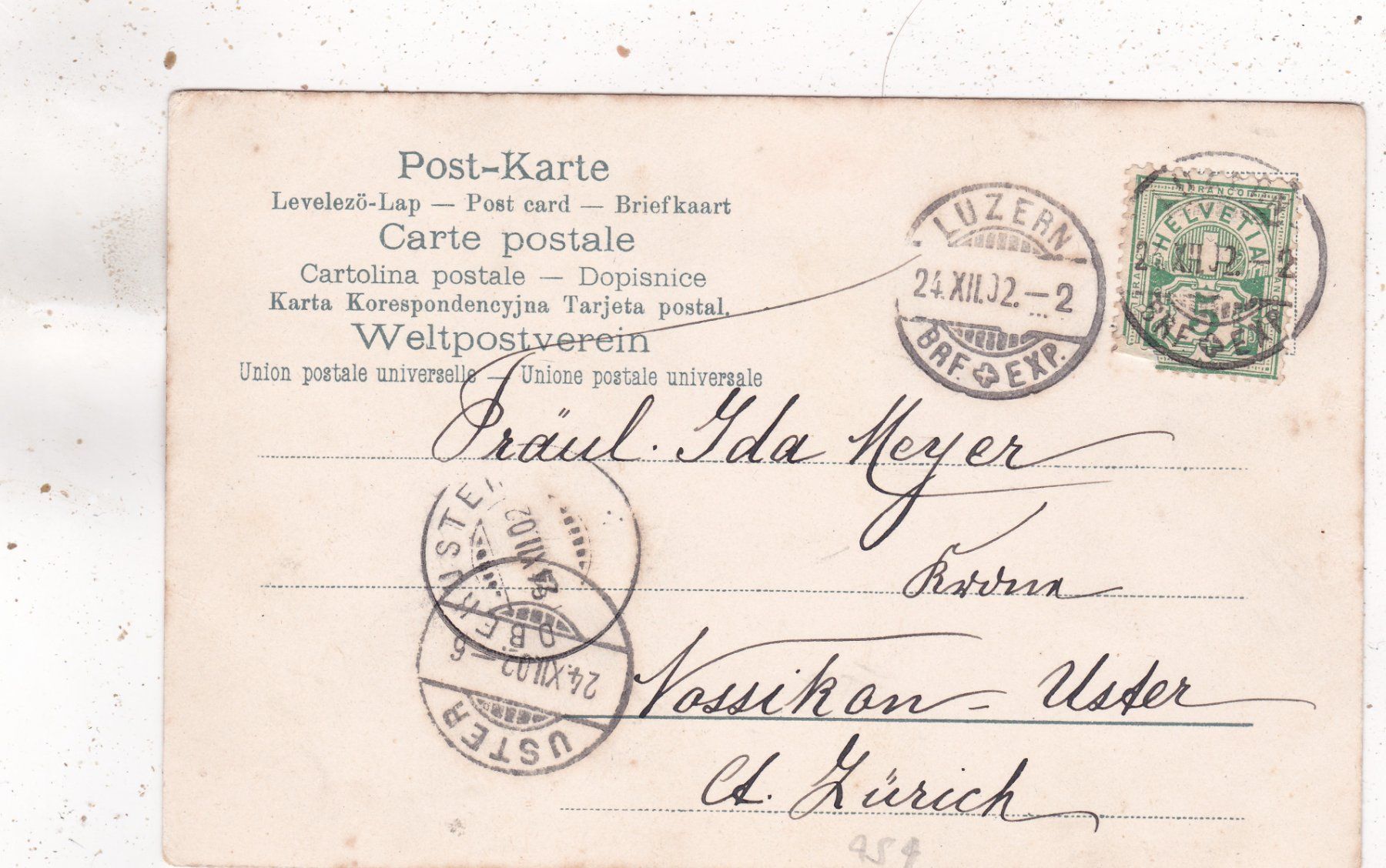 Cartes postales: Kitsch Kinder Engel Weihnachten 1902 – D'occasion à Herisau par Lisegrat2008 1