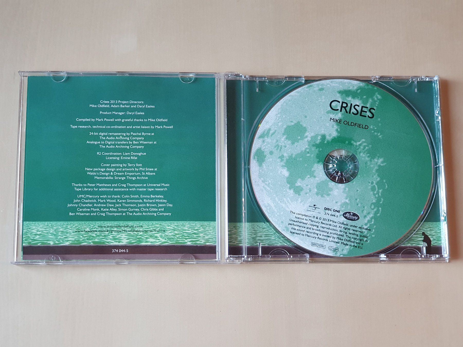 CD: Mike Oldfield Crises – Usato da Stansstad venduto da collectorsshop 2