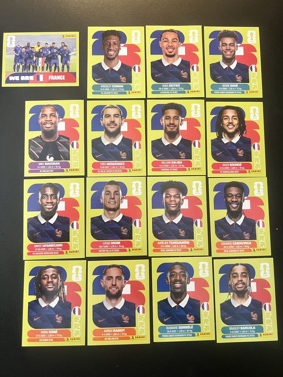 Panini Carte collezionabili: Panini 2026 Frankreich Lot 25 – Nuovo (secondo la descrizione) da Goldach venduto da Milosg3