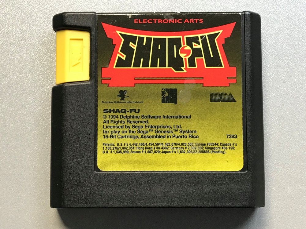 SHAQ FU PAL FR MEGADRIVE COMPLET BON ETAT