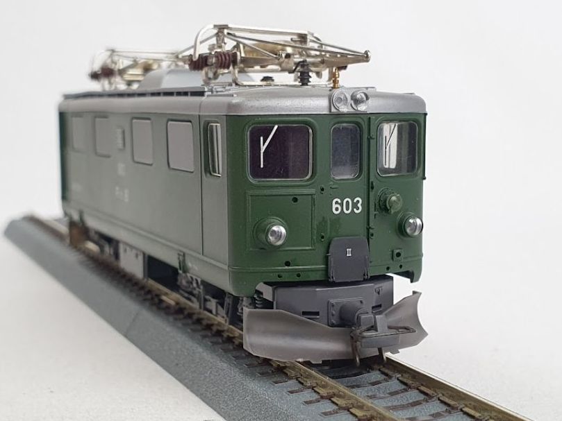 Bemo Modelleisenbahnen: Bemo 1252 115 RhB Ge 4/4 603 "Badus" analog, Ersatzver. – Gebraucht aus Seon von voAllBah 5