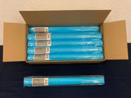 Krepp-Papier hell-blau Karton mit 15 Rollen 50 x 500 cm