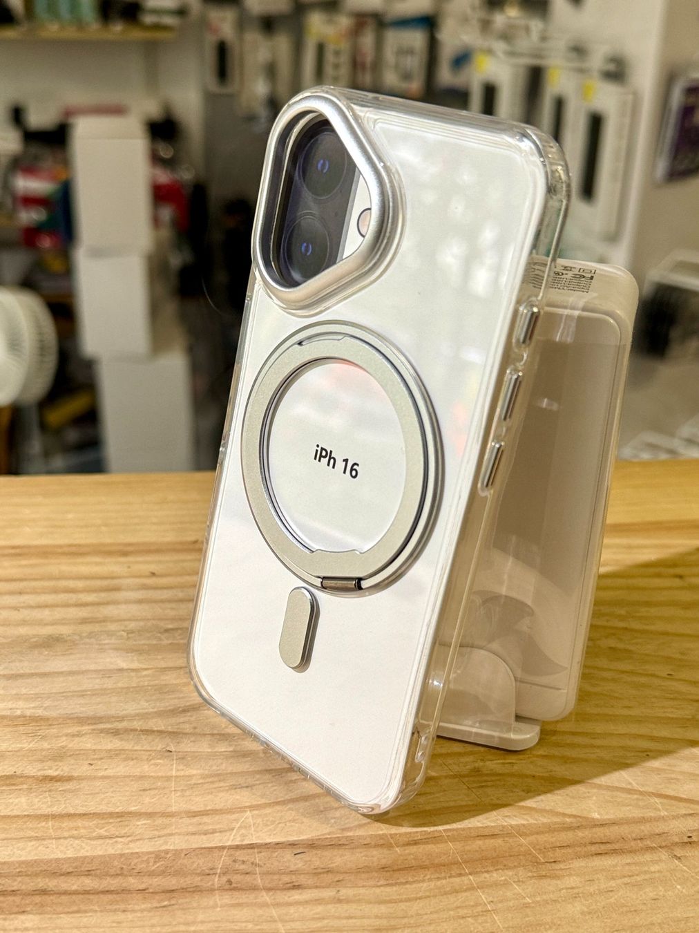 Cover & Protezioni schermo: iPhone 16/16 plus - Coque Magnétique support magsafe rotatif – Nuovo e nell'imballaggio originale da Morges venduto da DigiAC 6
